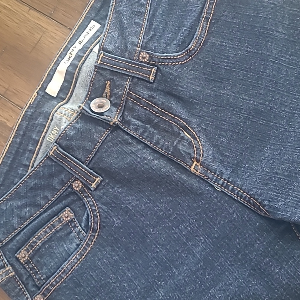 DKNY Dark Wash Bootcut Jeans Size 2R - Picture 2 of 6